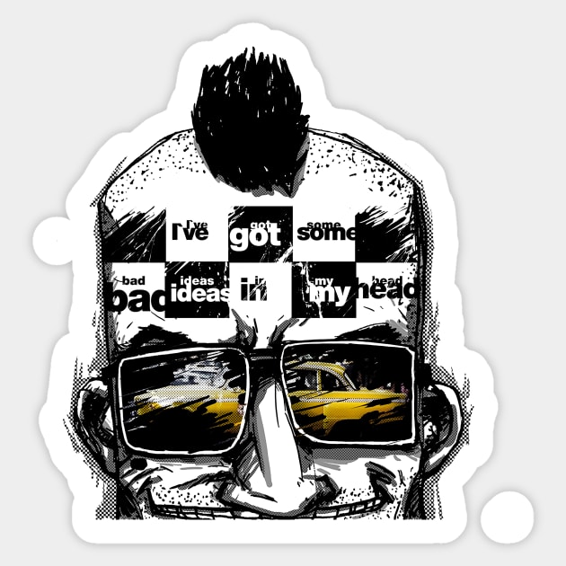 Fake Taxi I have Bad Some Ideas in my Head Sticker by Scullenary